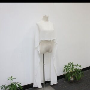Elegant White Women's Cape